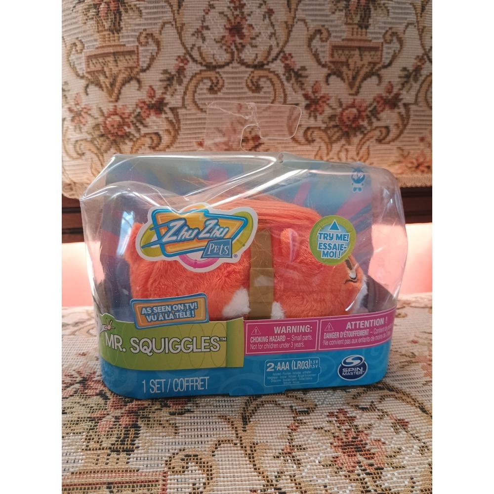 New Sealed Zhu Zhu Pets Orange "Mr Squiggles" Hamster 2016 Cepia Toy